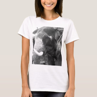 Camiseta Elefante blanco y negro