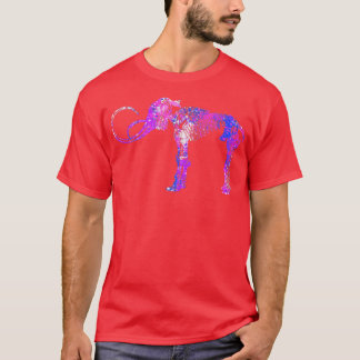 Camiseta Elefante colorido Mammoth Skeleton Bones T-Shirt