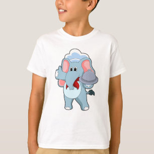 Camiseta Elefante como agua con bandeja