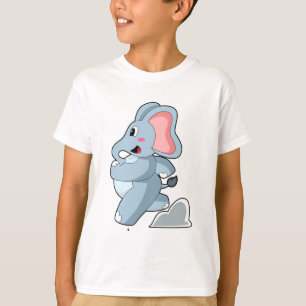 Camiseta Elefante como fugitivo