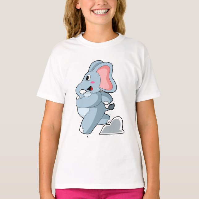 Camiseta Elefante como fugitivo (Anverso)