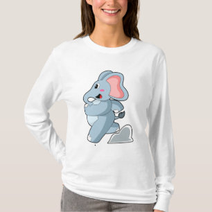 Camiseta Elefante como fugitivo