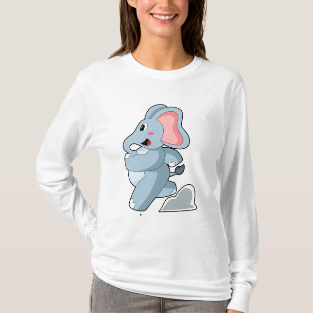 Camiseta Elefante como fugitivo (Anverso)
