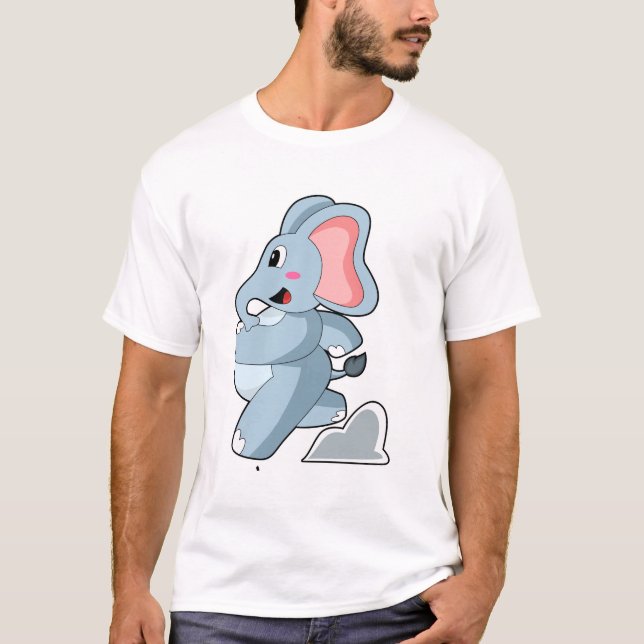 Camiseta Elefante como fugitivo (Anverso)