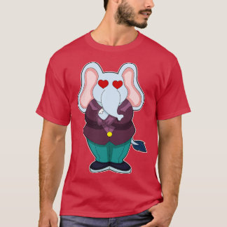 Camiseta Elefante como maduro con traje