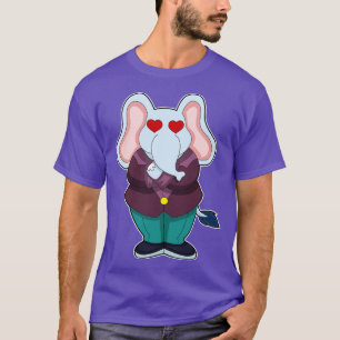 Camiseta Elefante como maduro con traje