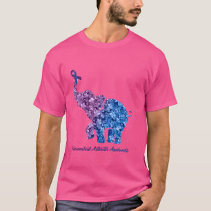 Camiseta Elefante Con Artritis Reumatoide Flora Awarenes