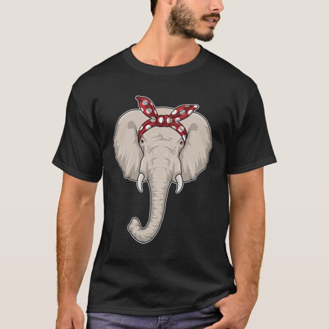 Camiseta Elefante con Bandana (Anverso)