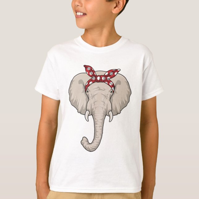 Camiseta Elefante con Bandana (Anverso)