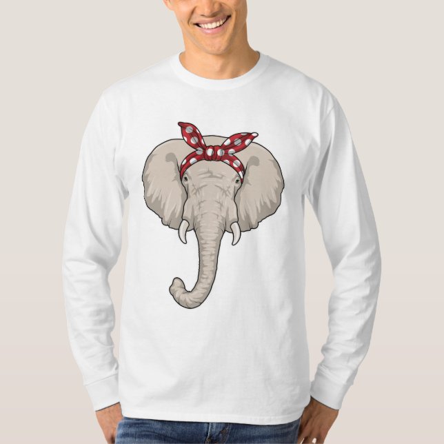 Camiseta Elefante con Bandana (Anverso)