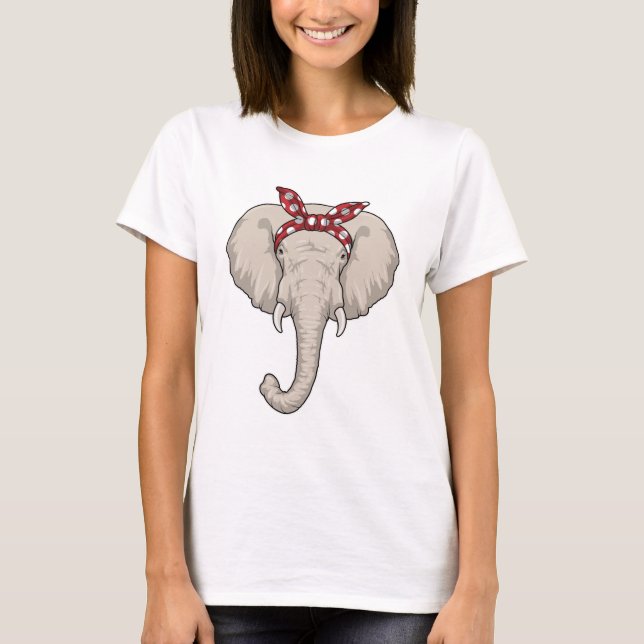 Camiseta Elefante con Bandana (Anverso)