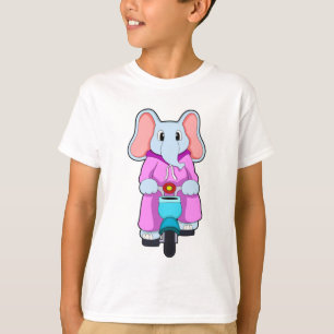 Camiseta Elefante con bicicleta