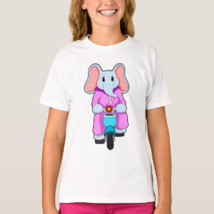 Camiseta Elefante con bicicleta