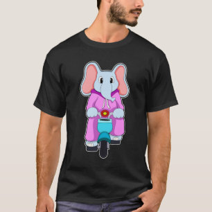 Camiseta Elefante con bicicleta