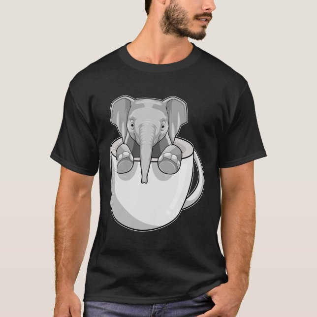 Camiseta Elefante con copa (Anverso)