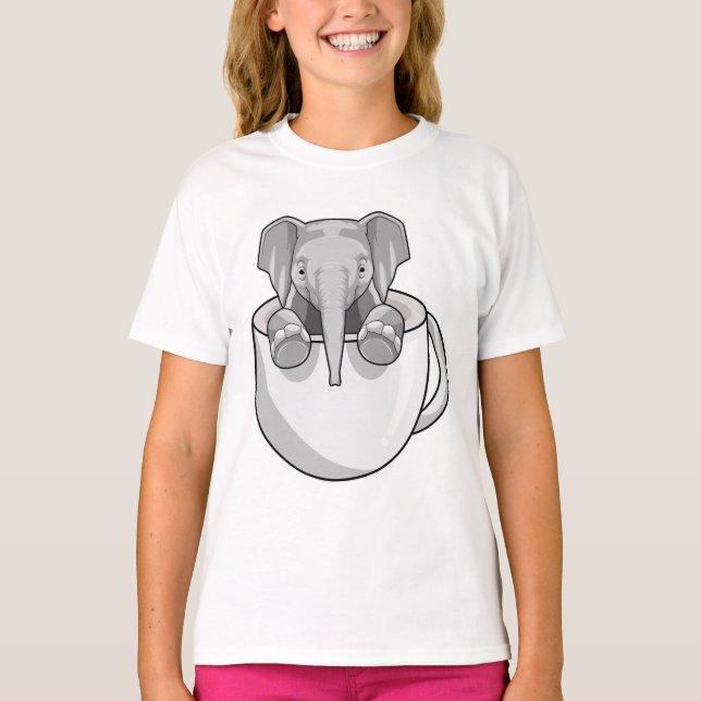 Camiseta Elefante con copa (Anverso)