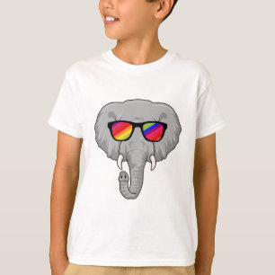 Camiseta Elefante con gafas de sol