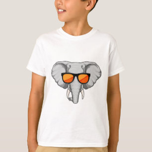 Camiseta Elefante con gafas de sol