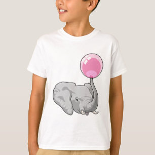Camiseta Elefante con globo