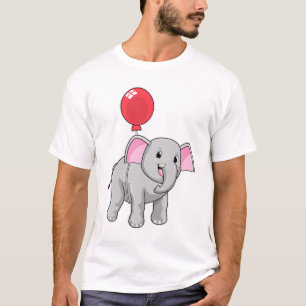 Camiseta Elefante con globo