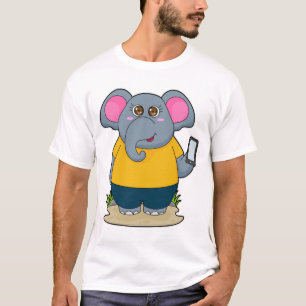 Camiseta Elefante con móvil