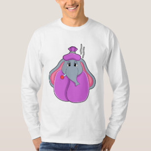 Camiseta Elefante con termómetro de Fiebre