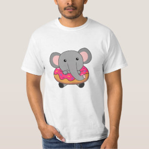 Camiseta Elefante cutáneo Donut Candy Sprinkles