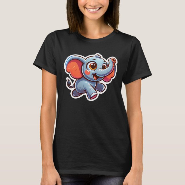 Camiseta Elefante Cute (Anverso)