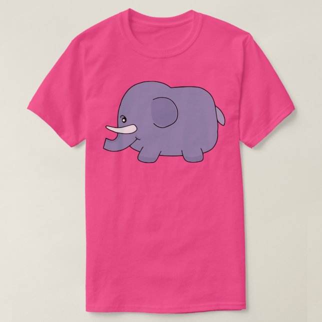 Camiseta Elefante Cute (Diseño del anverso)