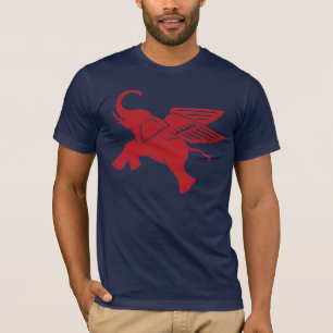 Camiseta Elefante de alas rojas