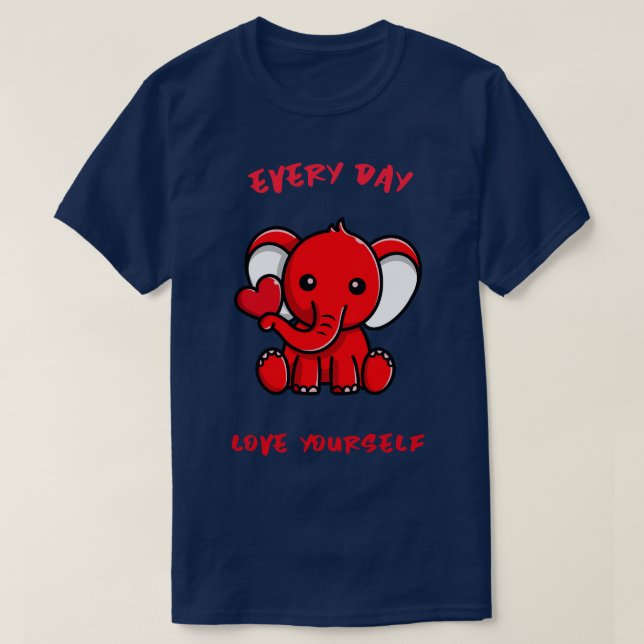 Camiseta Elefante de amor (Diseño del anverso)