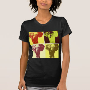 Camiseta Elefante de arte pop