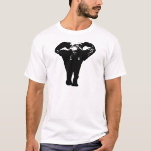 Camiseta Elefante de arte pop único