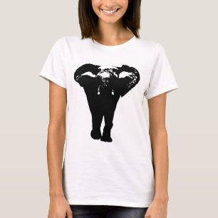 Camiseta Elefante de arte pop único