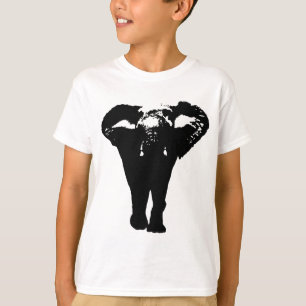 Camiseta Elefante de arte pop único