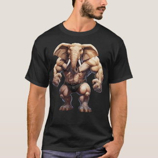 Camiseta Elefante de Bodybuilder