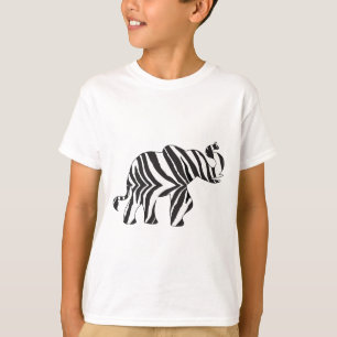 Camiseta Elefante de cebra