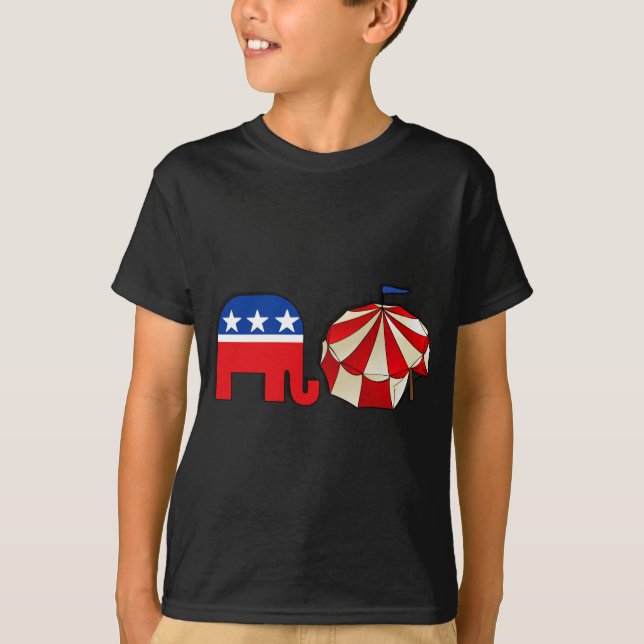Camiseta Elefante de circo republicano (Anverso)