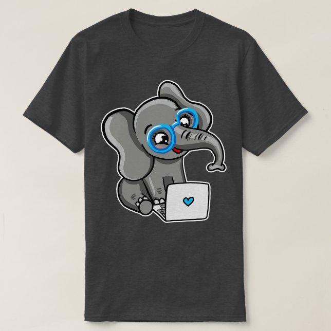Camiseta Elefante de Coding (Diseño del anverso)