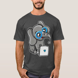 Camiseta Elefante de Coding