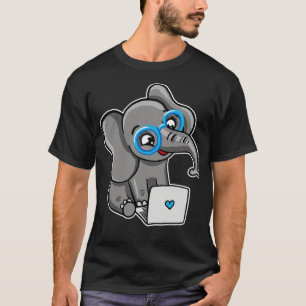 Camiseta Elefante de Coding