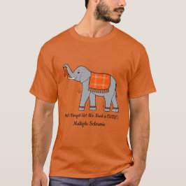 Camiseta Elefante de Esclerosis Múltiple: Conciencia y espe