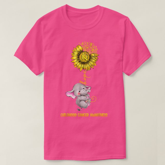 Camiseta Elefante De Esperanza Para Concienciación Sobre El (Diseño del anverso)