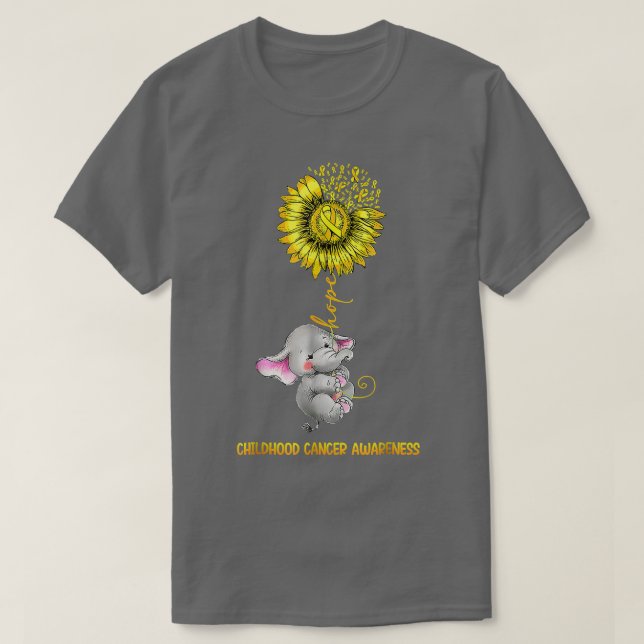 Camiseta Elefante De Esperanza Para Concienciación Sobre El (Diseño del anverso)