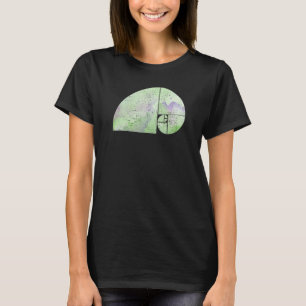 Camiseta Elefante de espiral de Fibonacci   Proporción áure