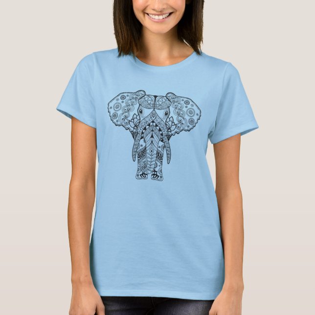 Camiseta Elefante de estilo (Anverso)