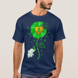 Camiseta Elefante de girasol verde difunde la guerra por la