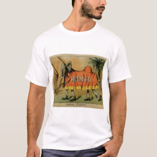 Camiseta Elefante de imitación mágico retro vintage