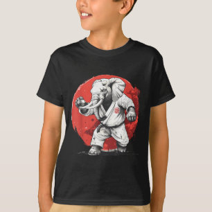 Camiseta Elefante de Kickboxing Taekwondo Karate MMA Divert