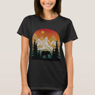 Camiseta Elefante de la Naturaleza Vintage
